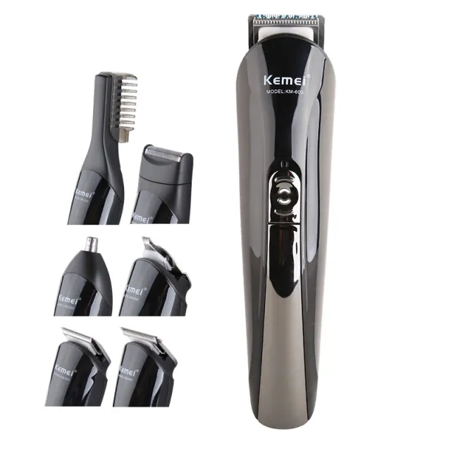 Kemei KM 600 Hair Razor Black - Shop at LoveMi