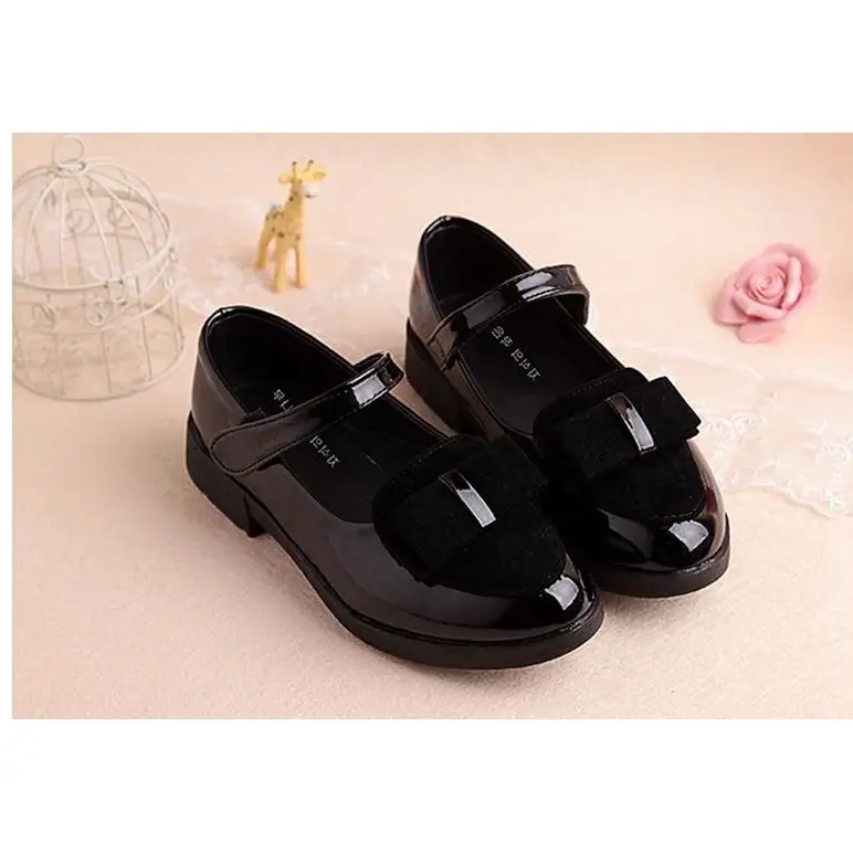Kids Girl Sneakers School Baby Girls Leather Princess Shoes