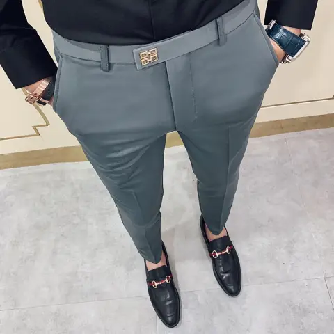 Men's Tight Suit Pants