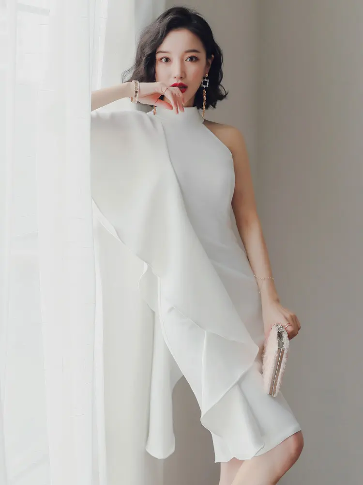 Party White Short Evening Dress