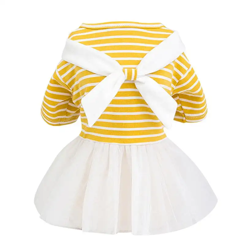 White bow tie skirt