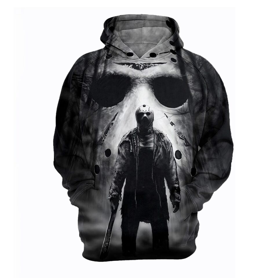 3D digital printed men's sports Hoodie sweater