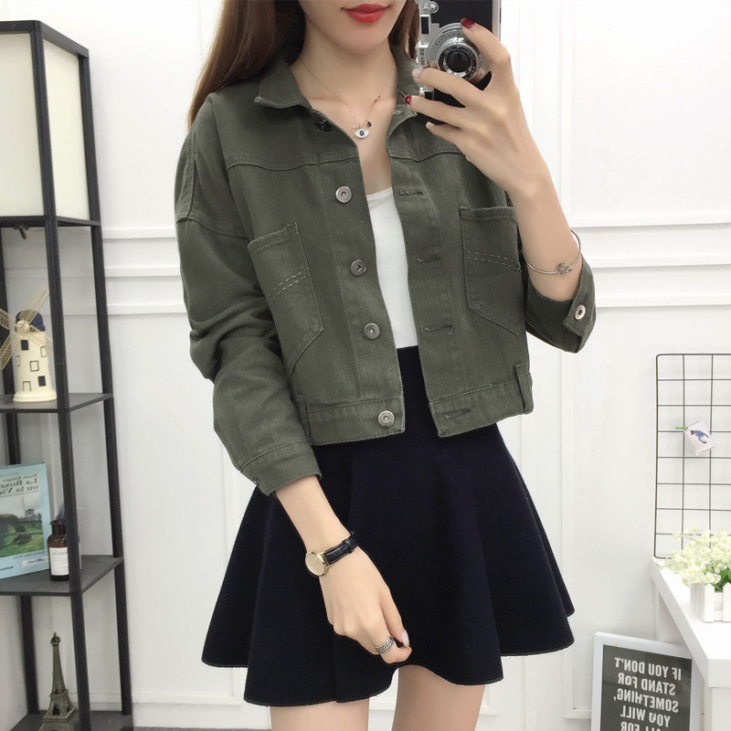 Short student loose Korean BF Jacket Top