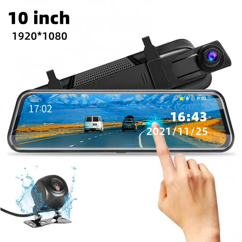 Front and Rear Dual Recording View Mirror