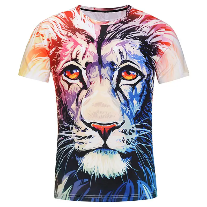Color lion T-shirt