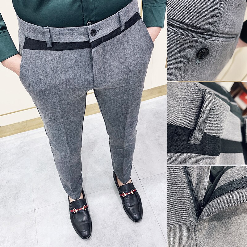 Men's stretch casual trousers