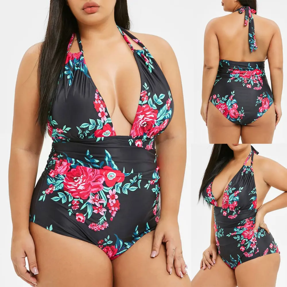 Printed One-piece Swimsuit