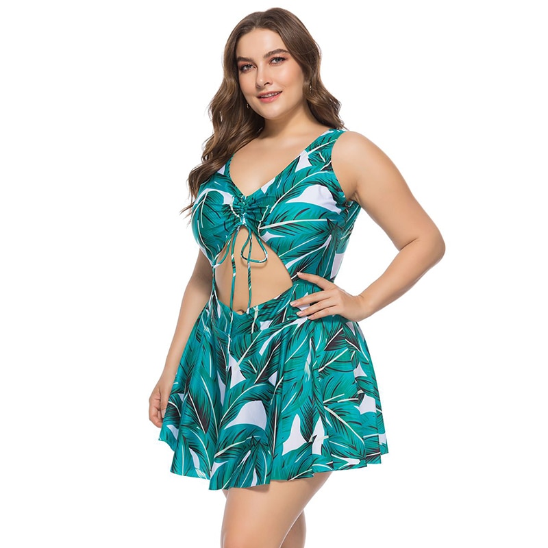 Large skirt one piece