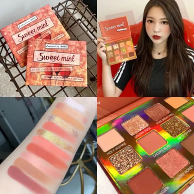 Rose eyeshadow palette 12 Colors - Shop at LoveMi