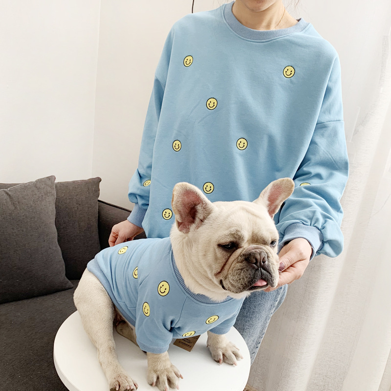 Smiley embroidered sweatshirt