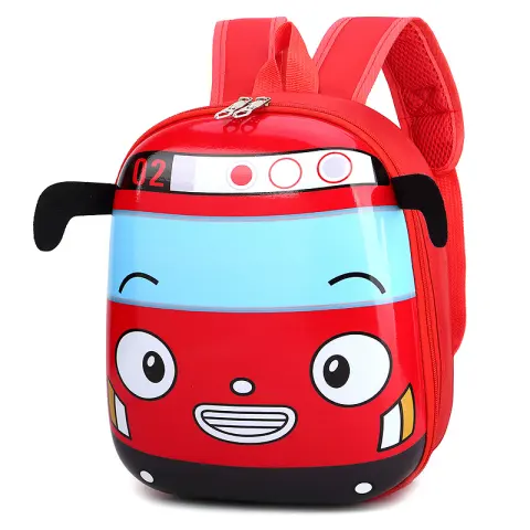 Cartoon Cute Car School Bag