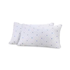 Feather velvet health pillow - White - View 1