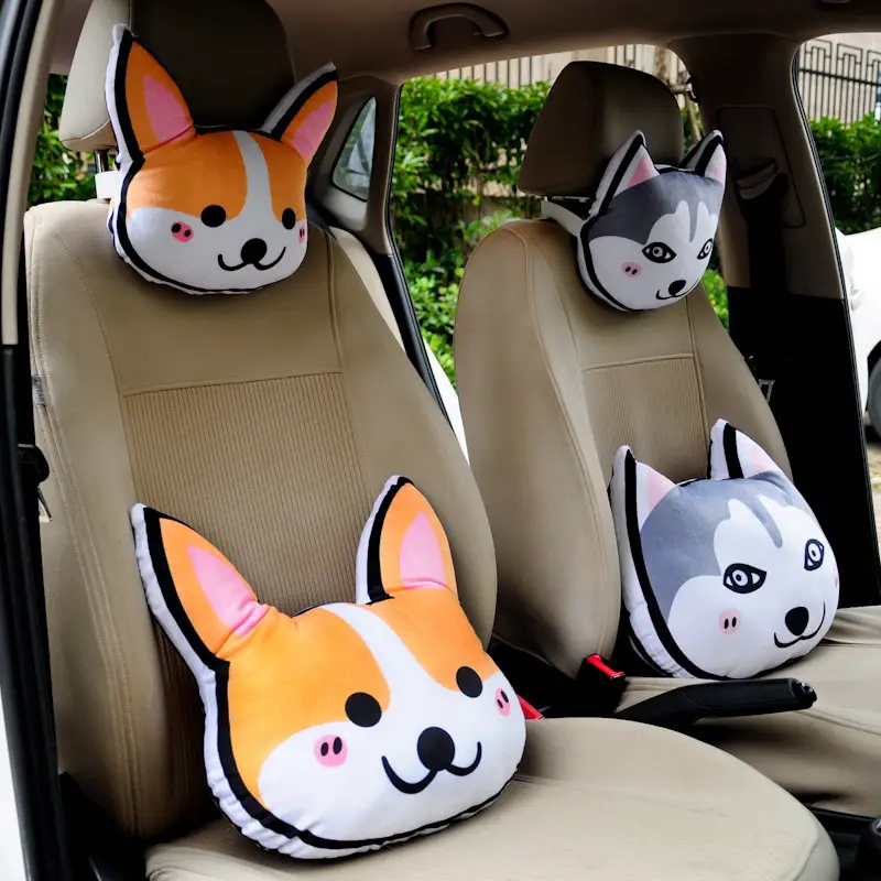 Corgi Chai Dog Plush Pillow