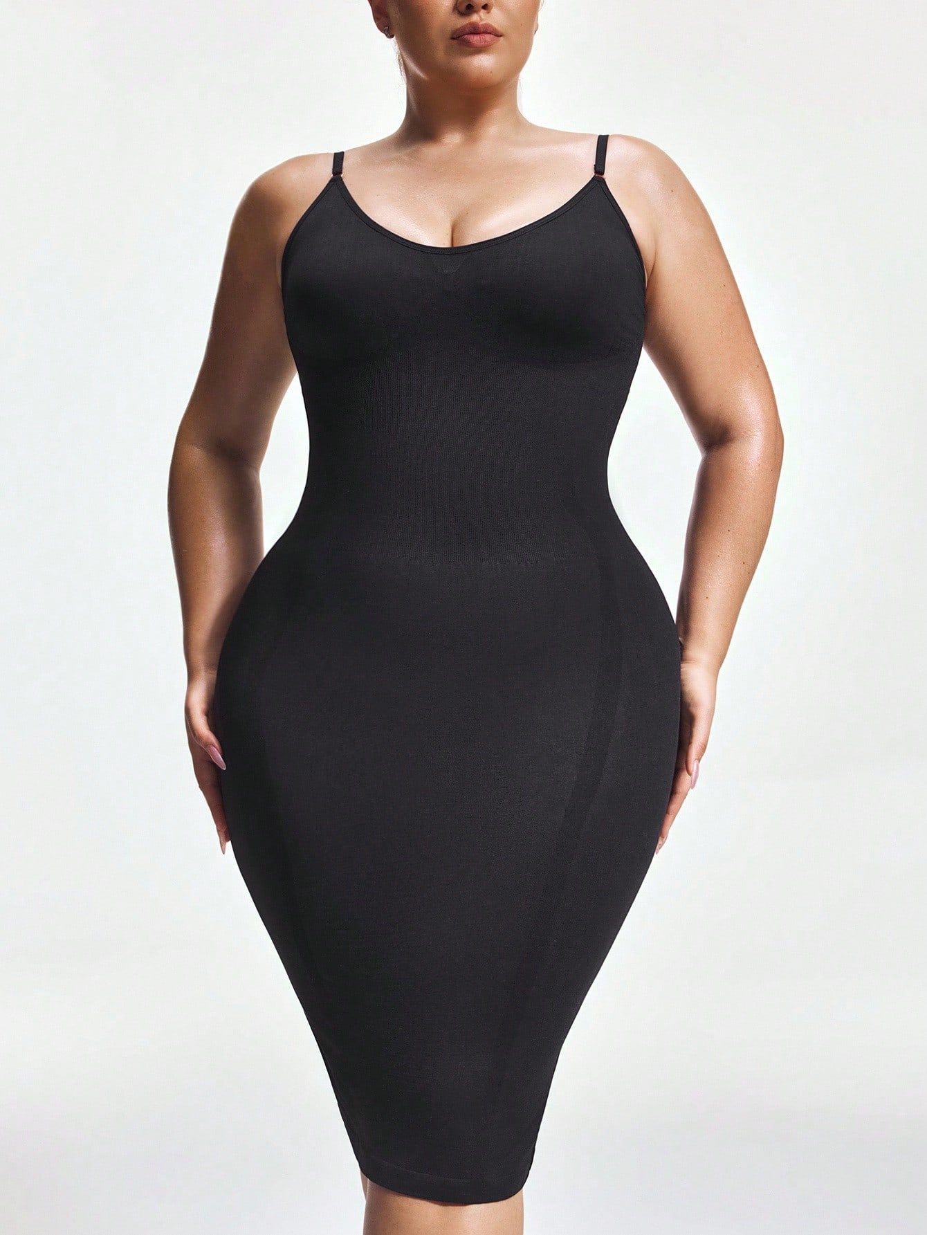 Women's Firm Control Tank Shapewear Dress - Full Body Contour & Curve Sculpting - Image 5