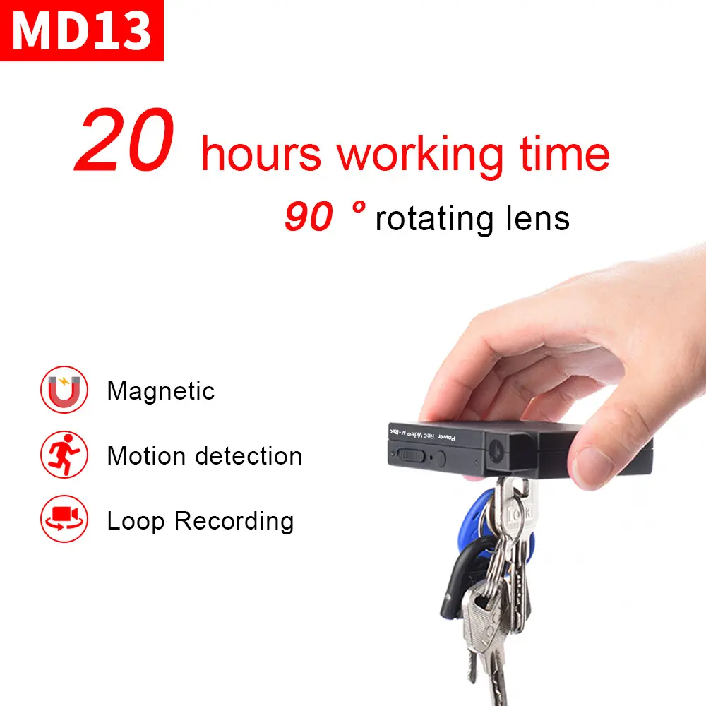 24-hour Battery Life DV Rotating Camera Portable