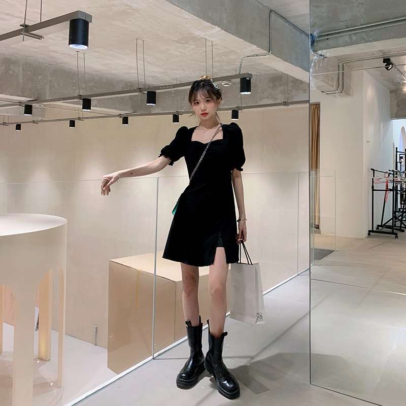 Hepburn puff sleeve skirt