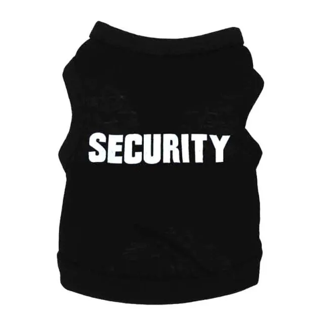 Pure color cotton dog vest pet clothing Black - Shop at LoveMi