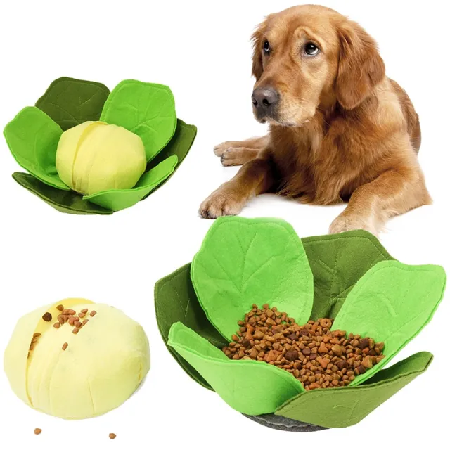 Puzzle Dog Bowl Pet Supplies Green - Shop at LoveMi