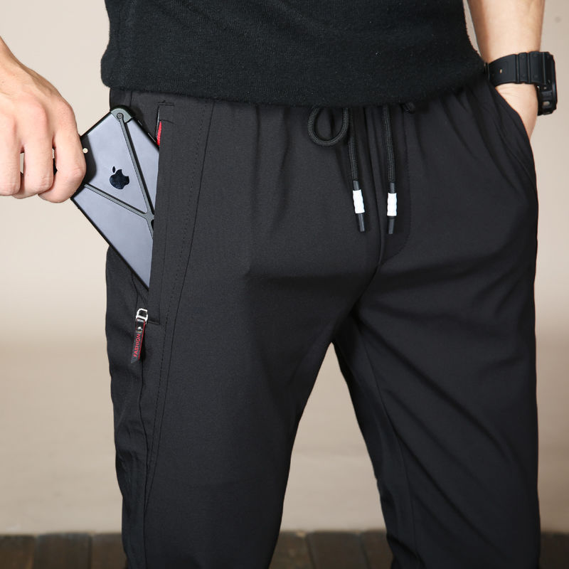 Ice silk men's casual pants