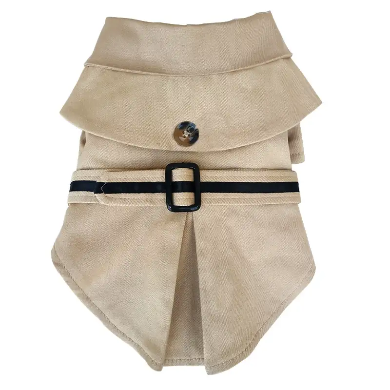 Teddy dog cloak trench coat