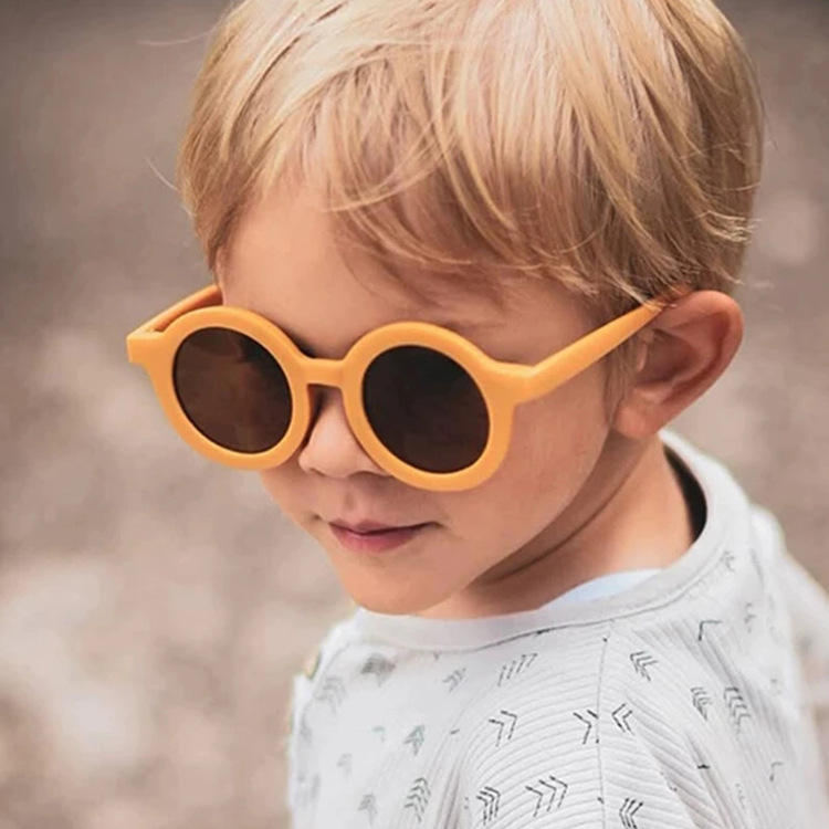 Children's Round Frame Sunglasses Are Light Cute And Cool - Image 2