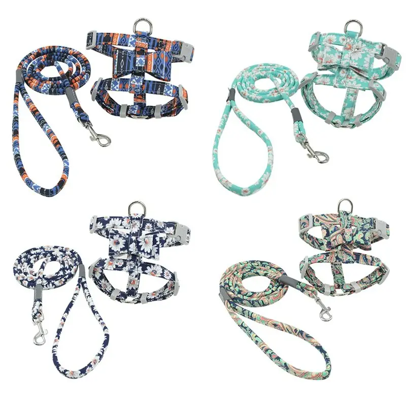 Japanese Style Print Cat Lead