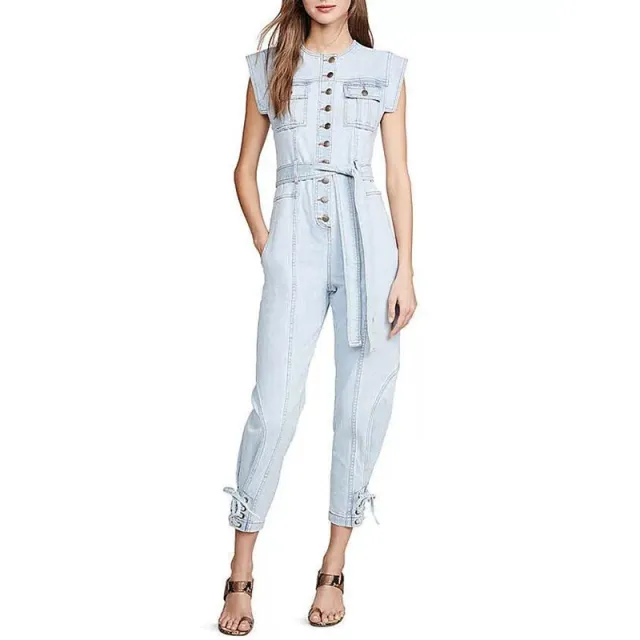 Lace up bow trousers Blue - Shop at LoveMi