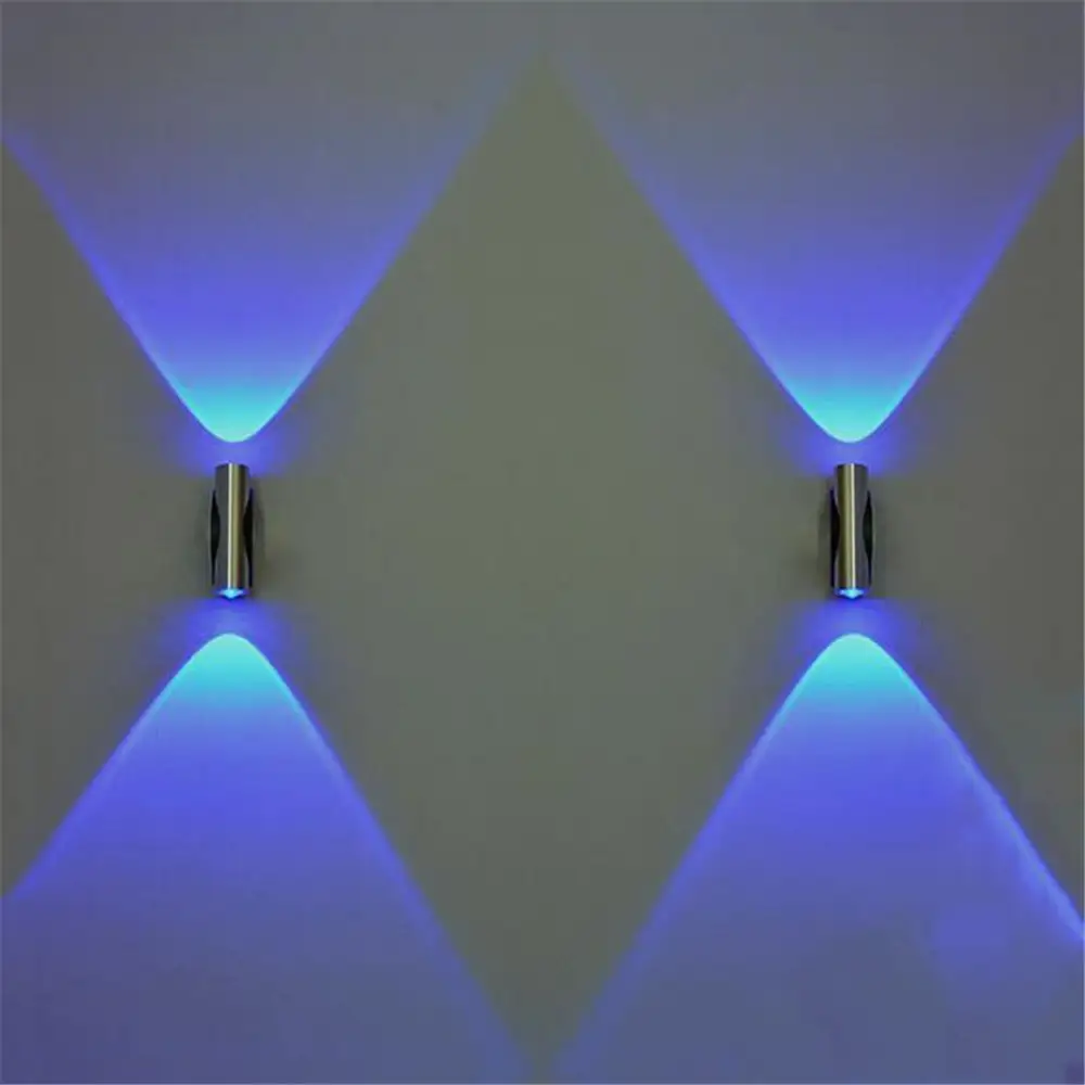 LED double head wall light