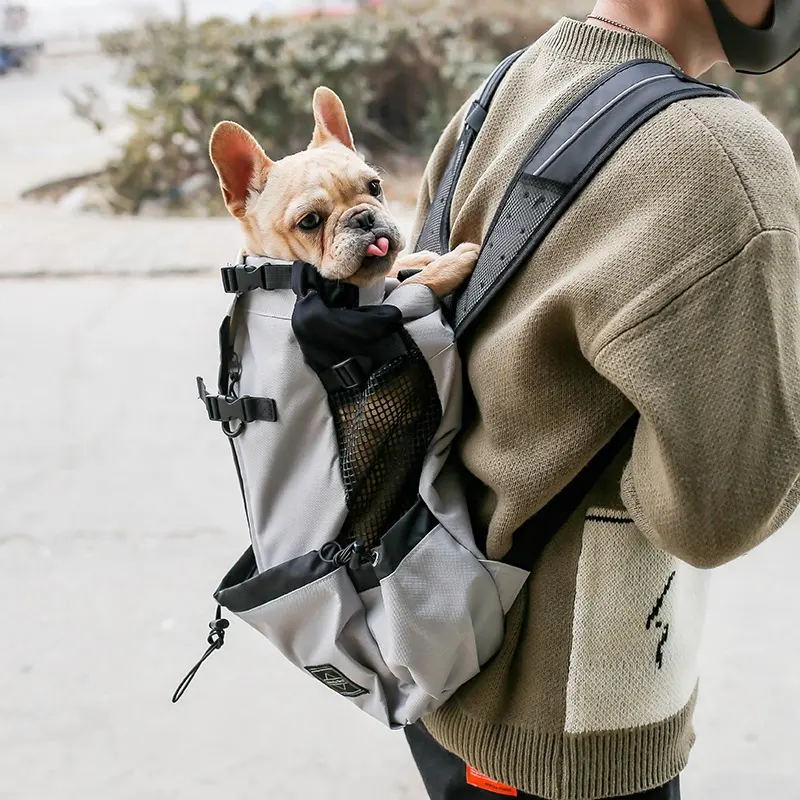 Pet Dog Carrier Bag for Dogs Backpack Out Double