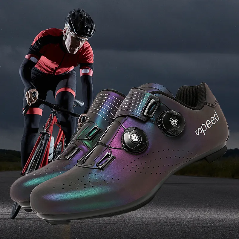 Professional Racing Road Bike Sneakers Colorful Light
