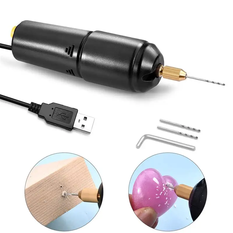 USB Mini Diy Production Hand Drill