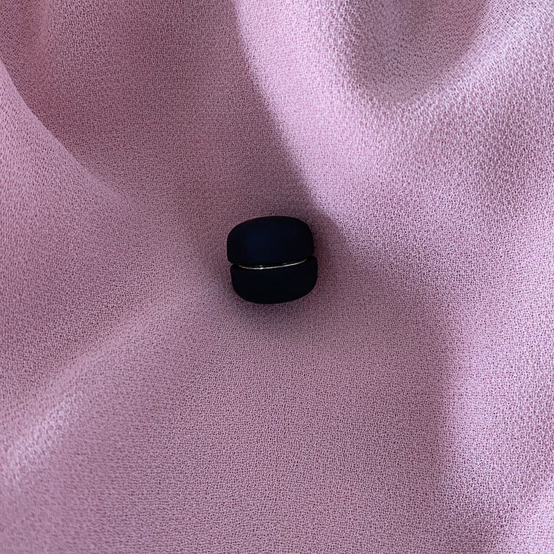 Yarn Scarf Shawl Buckle Fashion Brooch Black - Shop at LoveMi