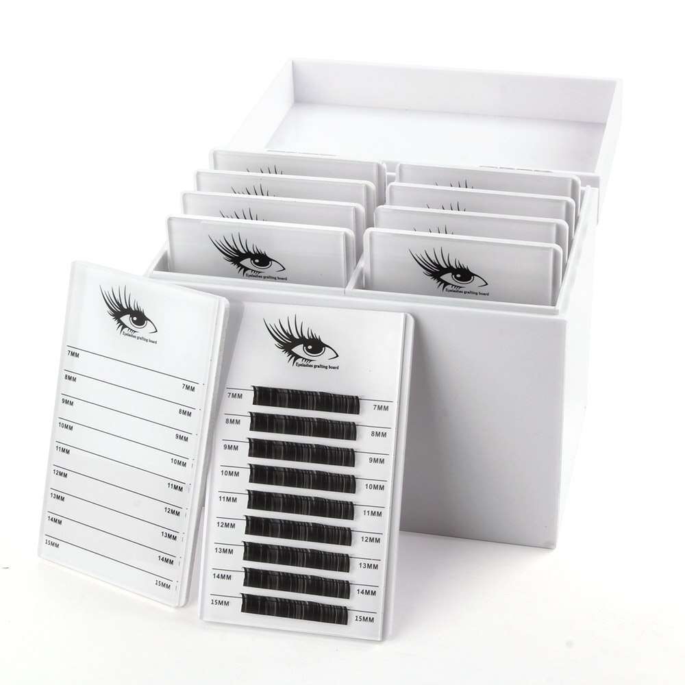 White Acrylic Eyelash Storage Box White - Shop at LoveMi