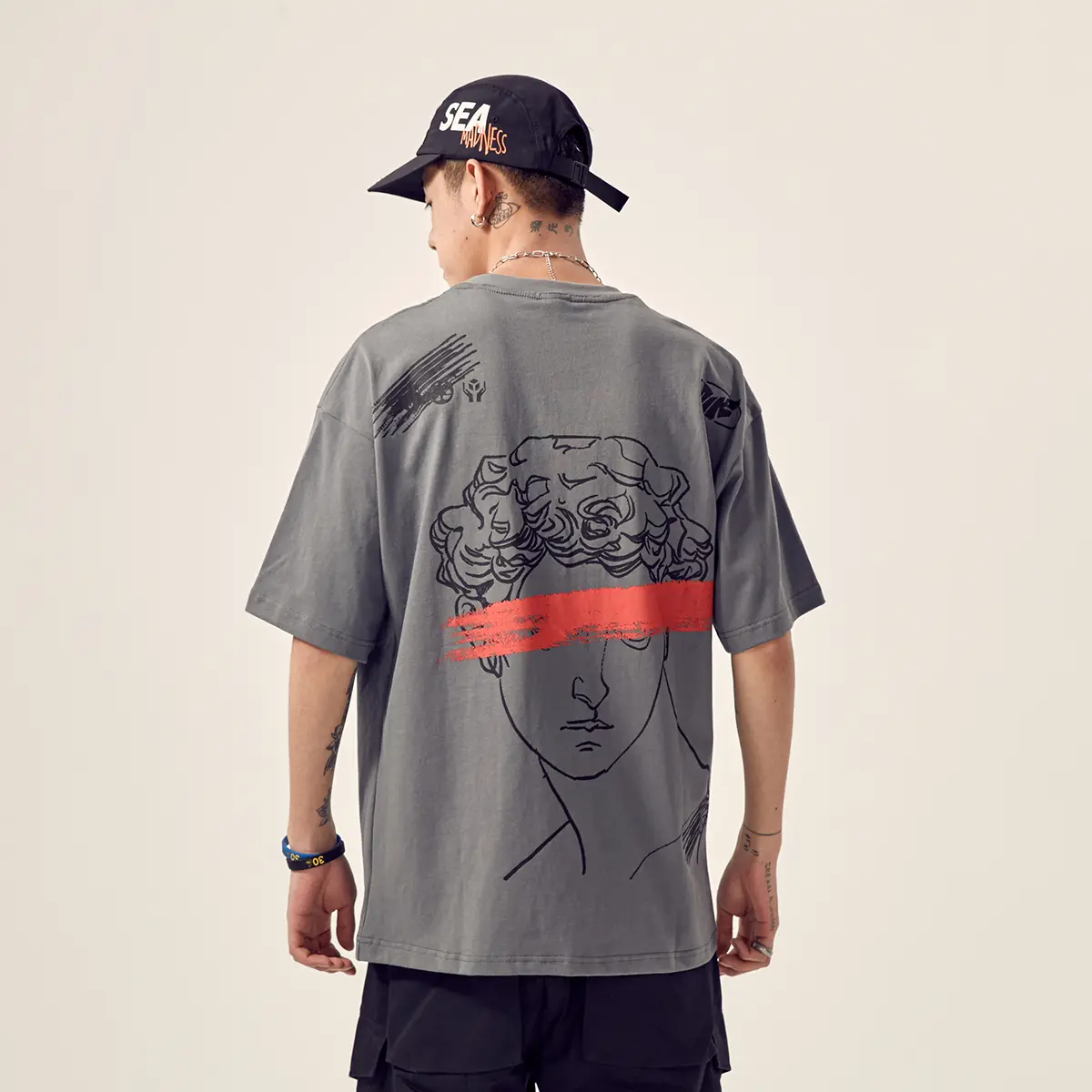 Graffiti print T-shirt