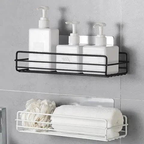 Punch-free Bathroom Shelf