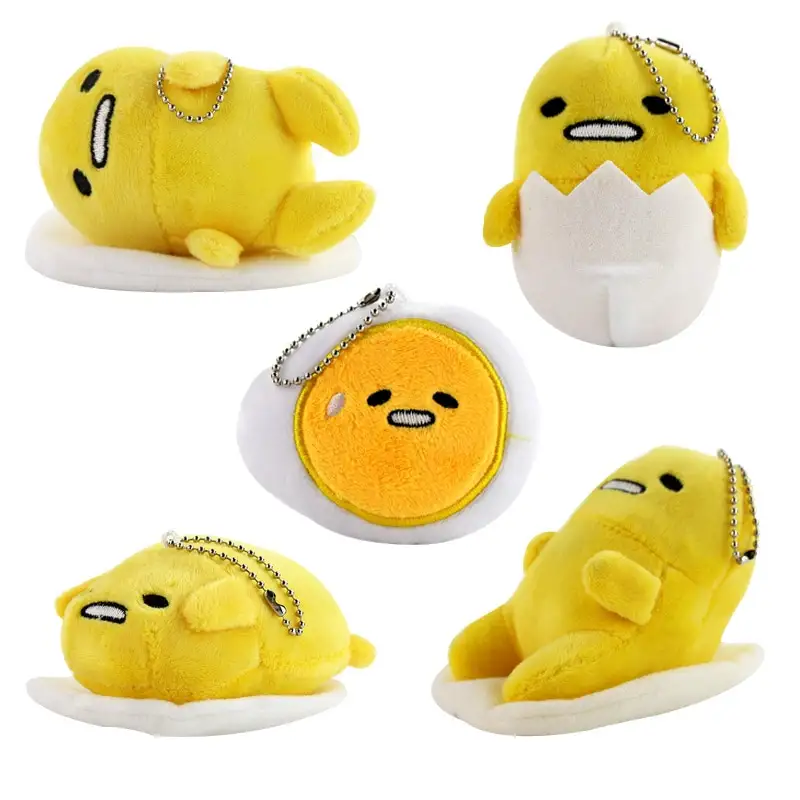 Egg plush toy pendant