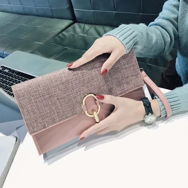 Fashion all match temperament clutch Pink - Shop at LoveMi