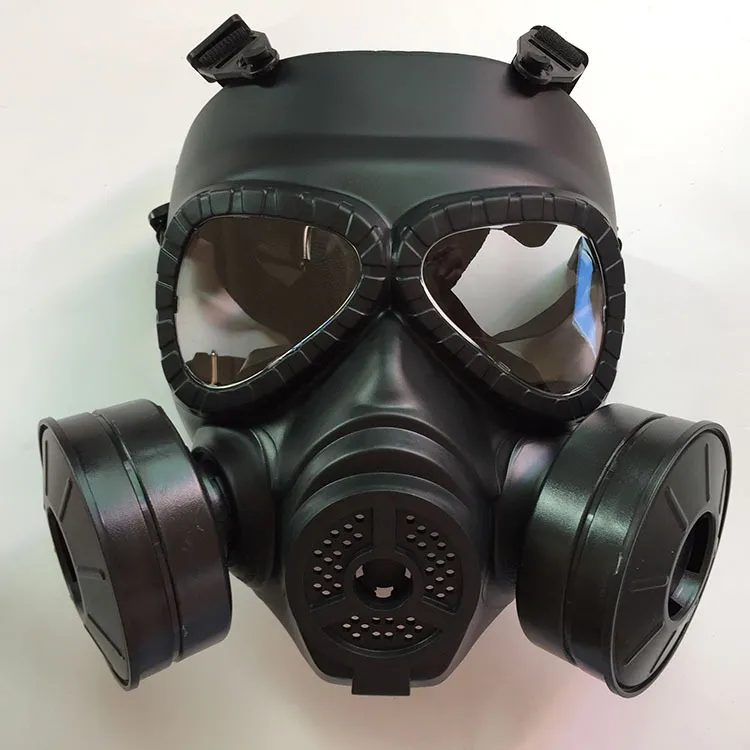 Anti-fog and haze protective gas mask - Black