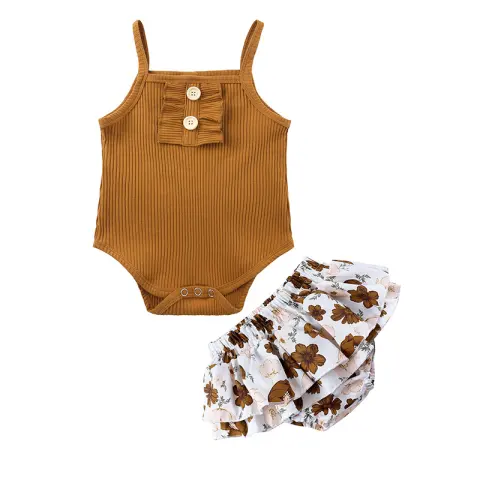 Summer Sleeveless Clothing Suit
