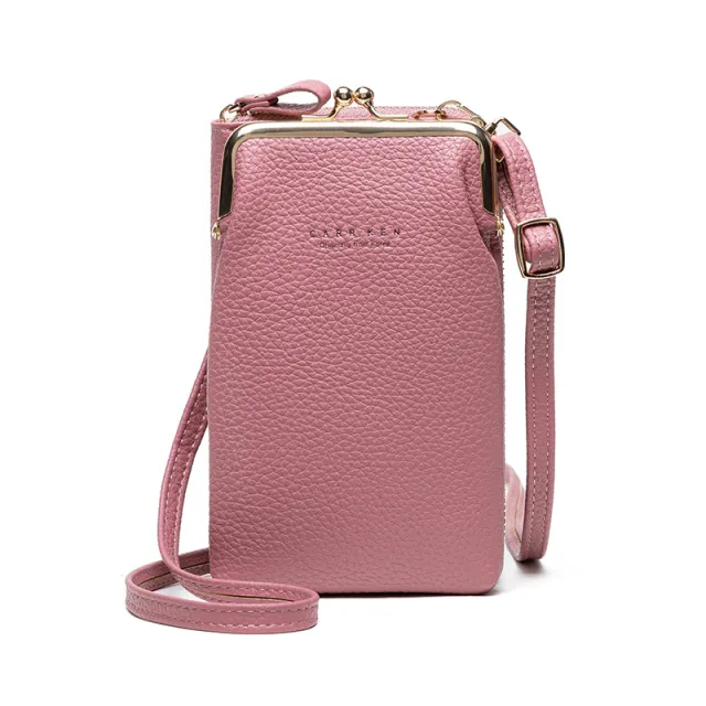Women's vertical shoulder phone bag Lilac - Shop at LoveMi