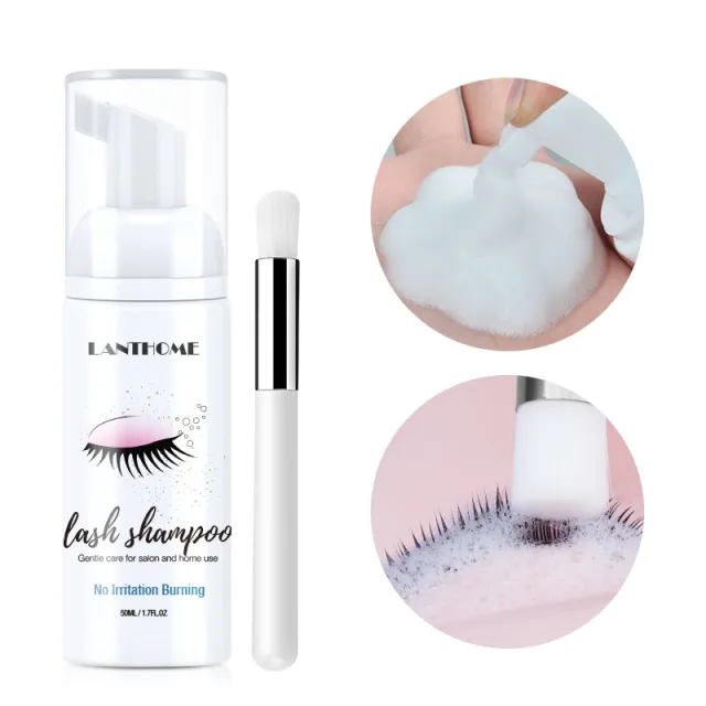 Eyelash shampoo gentle cleansing eyelash makeup remover White - Shop at LoveMi
