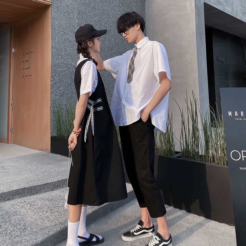 Korean style couple outfit