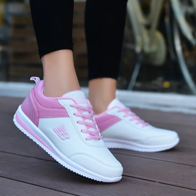 Leather Student Sneakers Women