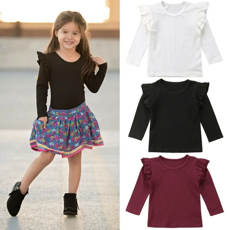 Girls' Cotton Short Sleeve T-shirt