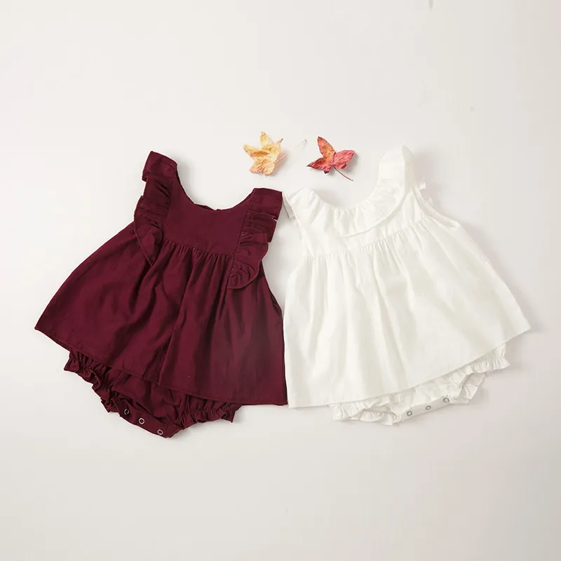 White cotton puffy skirt