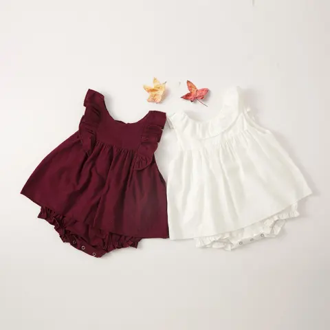 White Cotton Puffy Skirt