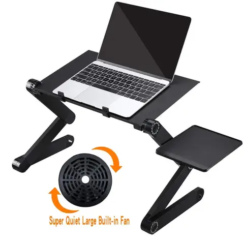 Laptop-Table-Stand Desk Mouse-Pad Notebook Folding Ergonomic-Design Adjustable