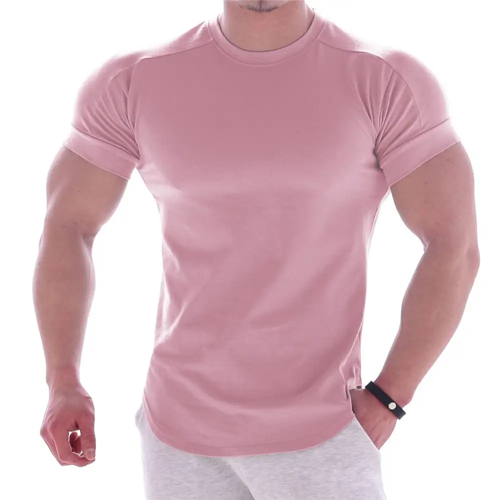 Tight-fitting short-sleeved sports T-shirt