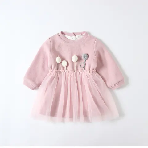 Baby Girl Plus Velvet Dress