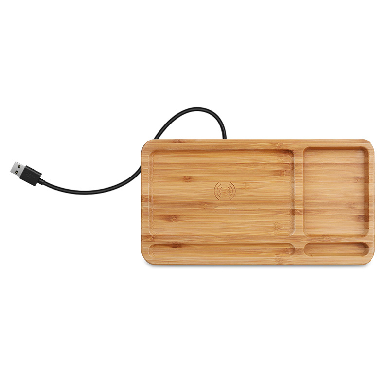 Bamboo wood wireless charger - Image 4